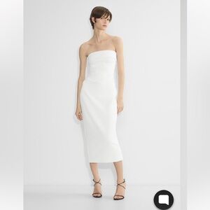Aritzia Babaton Eyecatcher white dress